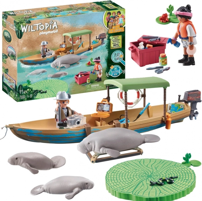 Playmobil Wiltopia Excursion en bateau