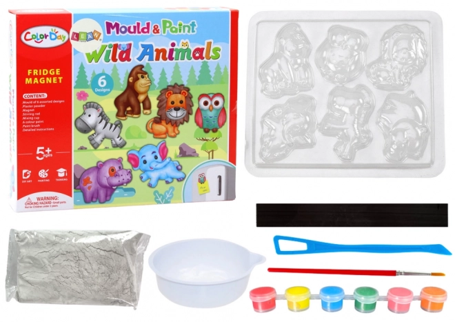 Creatieve set DIY Gipsmagneten Dieren