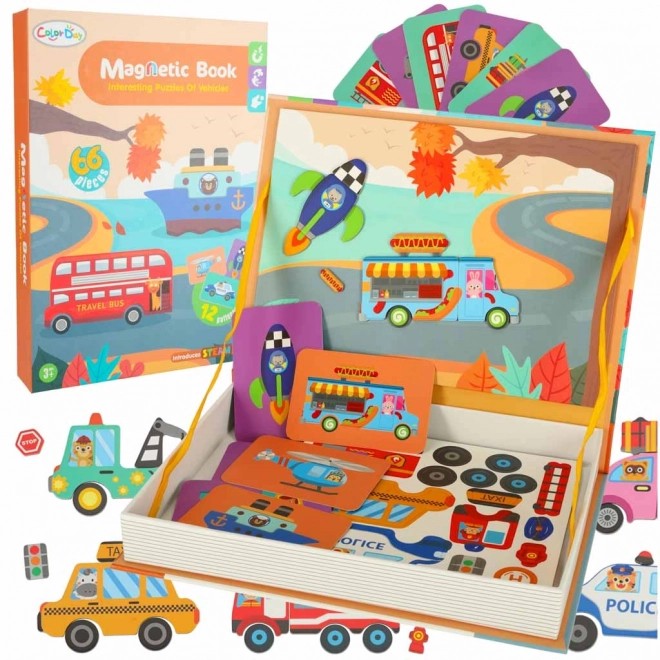 Magnetische puzzel - transportmiddelen