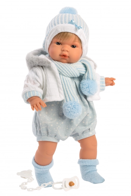 Realistic Doll Llorens Sasha with Sounds and Soft Body - 38 cm