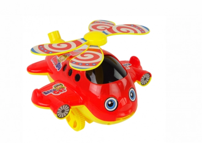 Cheerful Toy Helicopter with Stick
