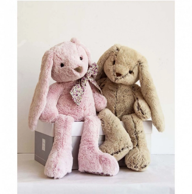 Doudou Histoire d'Ours Ami en peluche lapin beige 40 cm