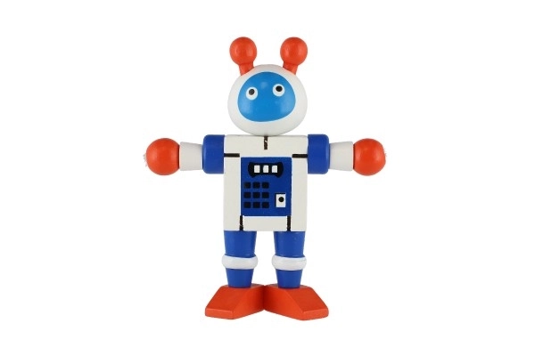 Robot hout 12cm vanaf 18 maanden - 1 stuk
