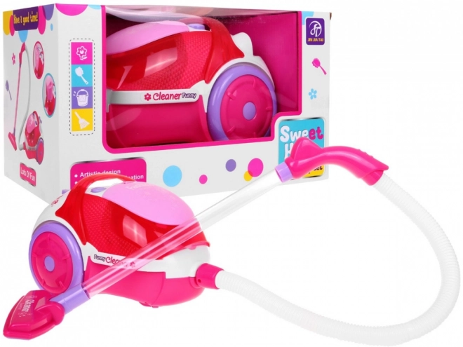 Interactieve kinderstofzuiger met effecten