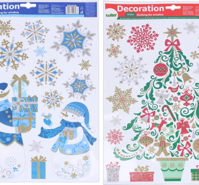 Weihnachtliche Fensterdekoration 41 × 29 cm