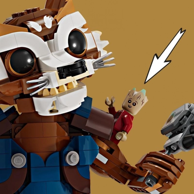 Lego Marvel Rocket and Baby Groot Set