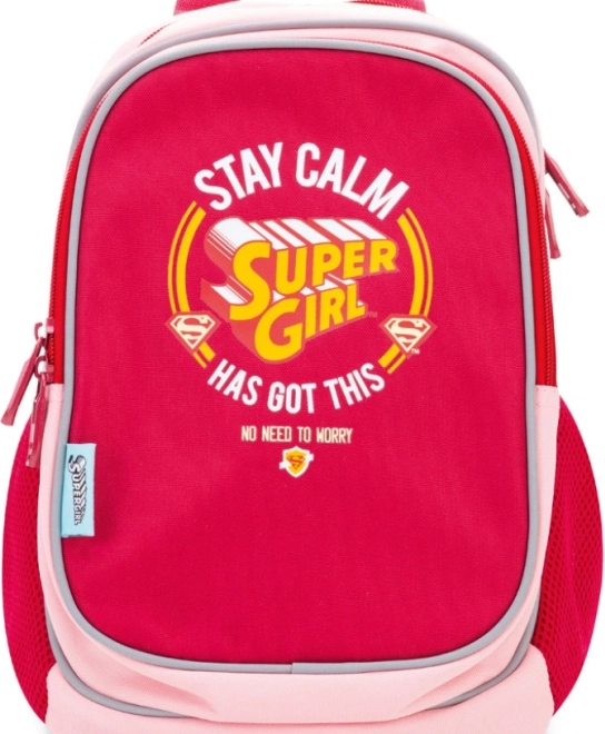 Preschool Backpack SUPER GIRL stay calm