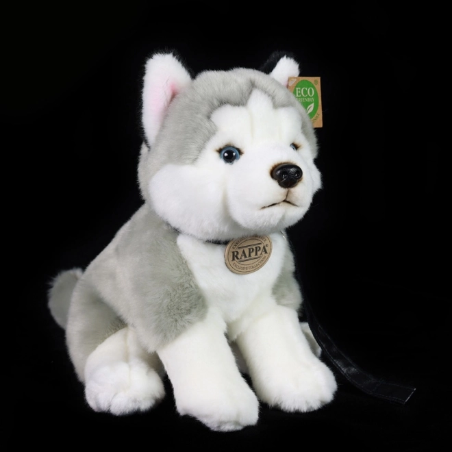 Plüschhund Husky mit Leine 28 cm von Rappa