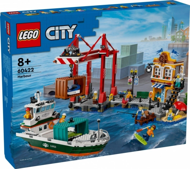 LEGO City Harbor with Cargo Ship