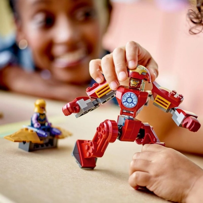 Lego Marvel Iron Man Hulkbuster tegen Thanos