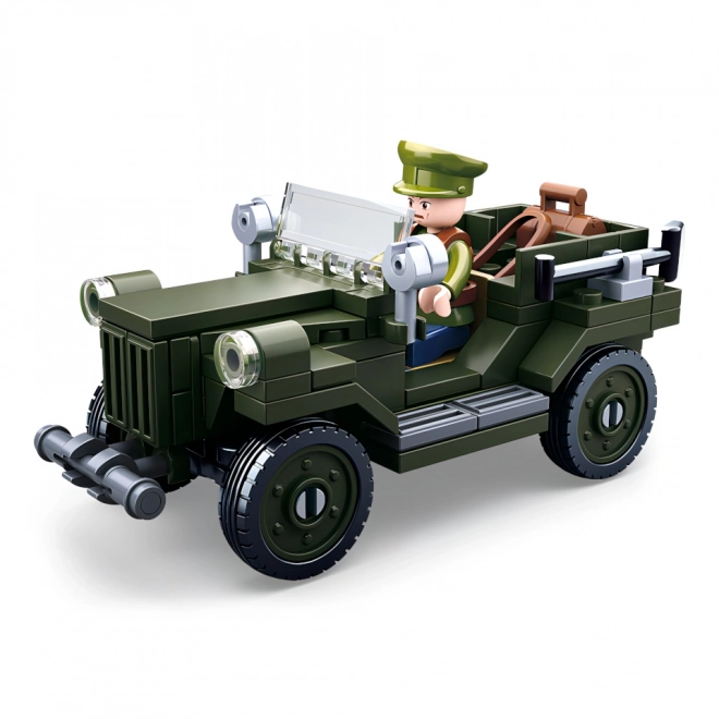 Baukasten Militärjeep Sluban GAZ 67