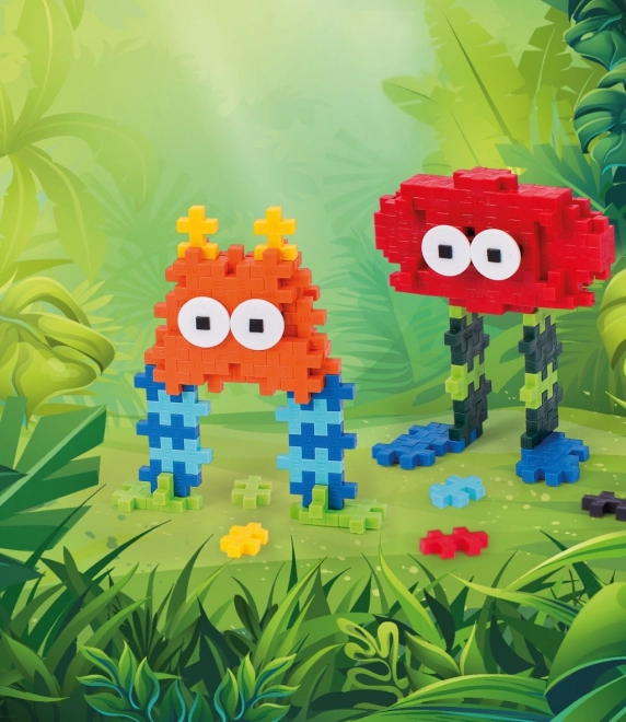Plus-Plus Kreativset Lerne Monster Bauen
