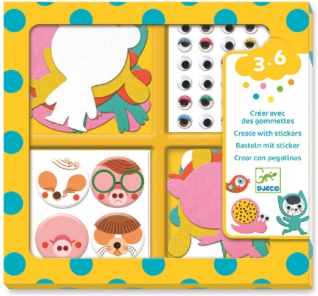 Sticker set Schattige Dieren