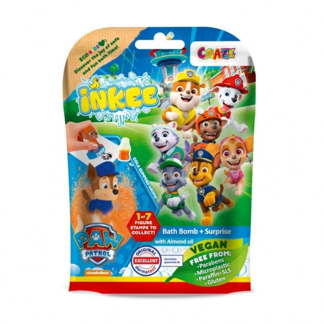 INKEE - Bruisende badbom met verrassing - Paw Patrol