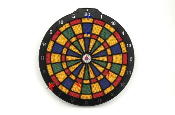 Plastic dartbord met darts