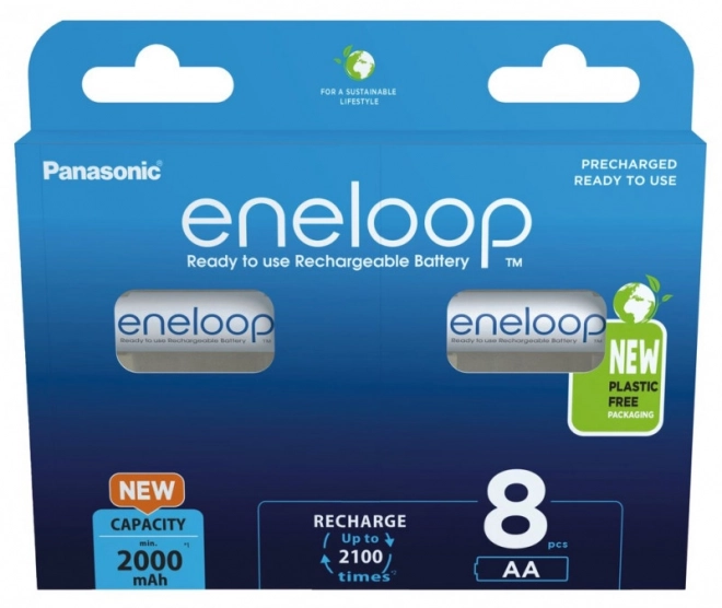 Batterijen Eneloop AA 2000 mAh 8 stuks