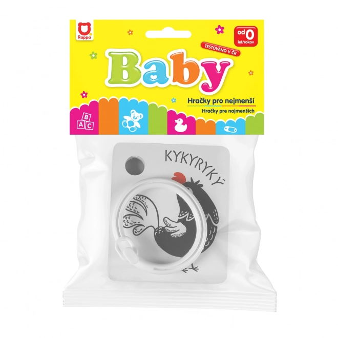 Contrastkaartjes voor kinderen met een kleurrijk element