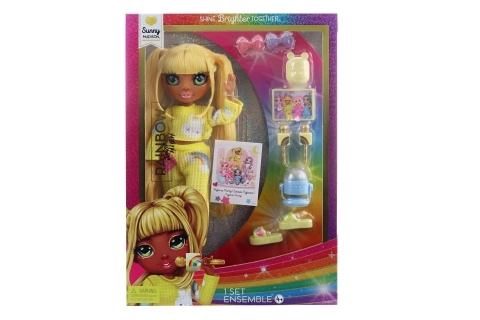 Rainbow High Junior Modepop in pyjama - Sunny Madison
