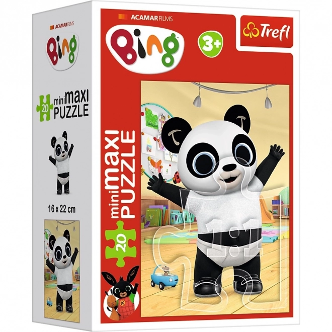 Minipuzzel miniMaxi 20 stukjes Bings vrienden/Konijntje Bing