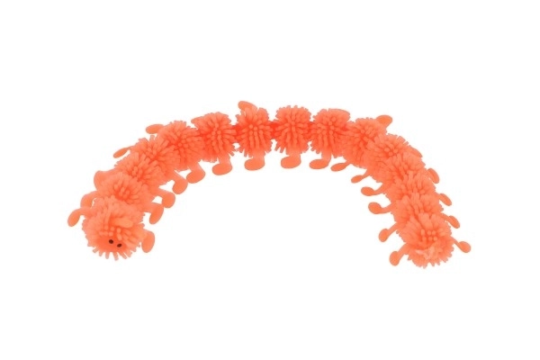 Rups katten antistress siliconen 24cm beschikbaar in 4 kleuren