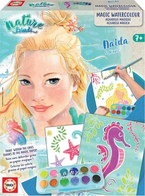Educa Nature Friends peinture magique à l’eau – kit créatif