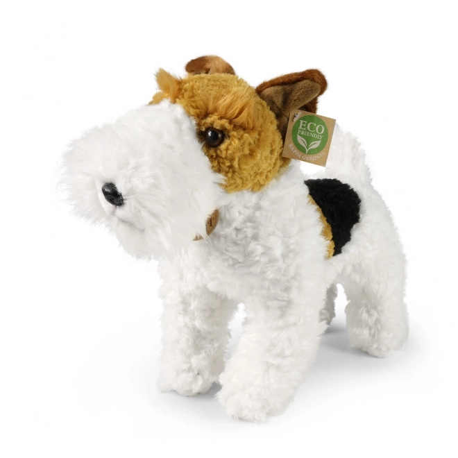 Plush Fox Terrier Dog Dášenka Standing 30cm