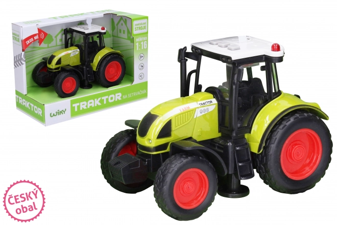 Traktor mit Schwungrad mit Licht- und Soundeffekten 18 cm