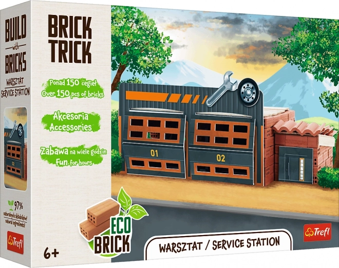 TREFL BRICK TRICK Autoservice L 150 onderdelen