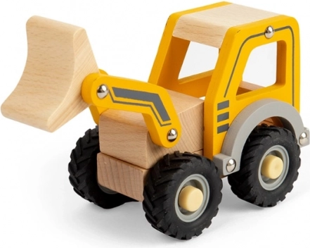 Wooden Excavator for Children Bigjigs Toys