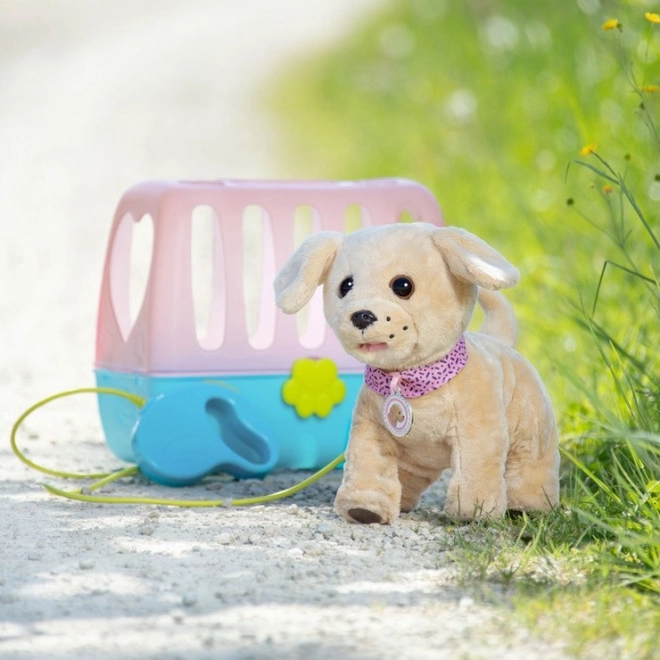 BABY born Mijn vrolijke hondje met transportbox
