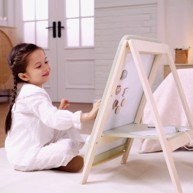 Adjustable Wooden Chalkboard for Kids