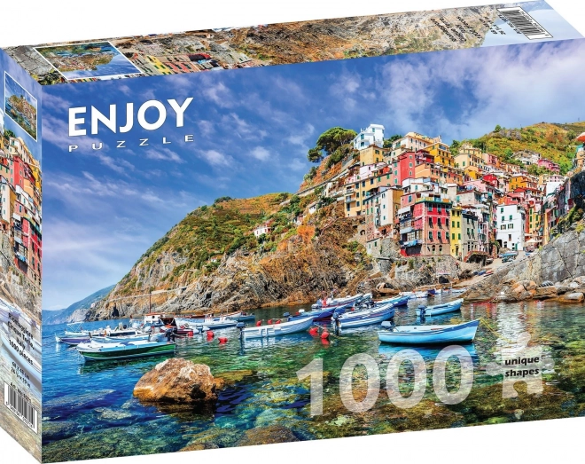 Puzzel Riomaggiore, Cinque Terre, Italië 1000 stukjes