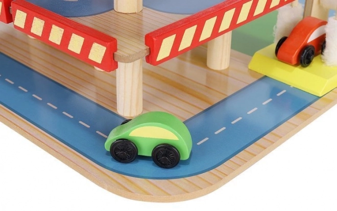 Houten parkeergarage