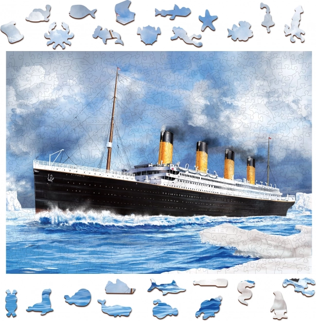 WOODEN CITY Houten puzzel Titanic 505 stukjes
