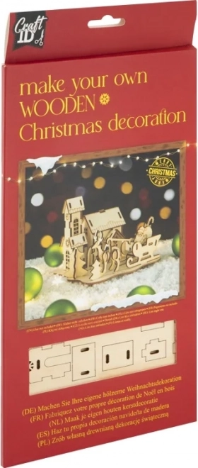 Wooden 3D Puzzle Santa – CRAFT ID