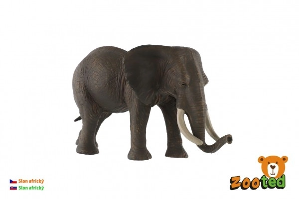Afrikaanse olifant in plastic 17cm in zak
