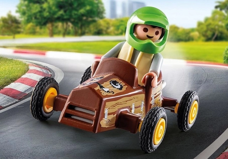 Racing go-kart for action-packed driving