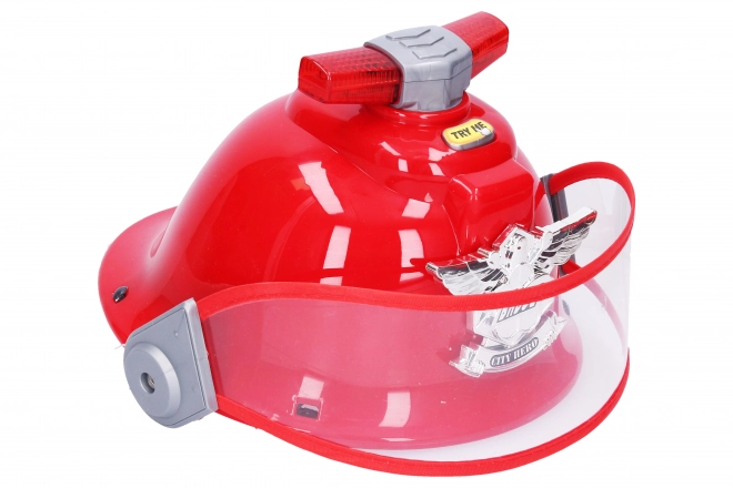 Brandweerhelm met effecten