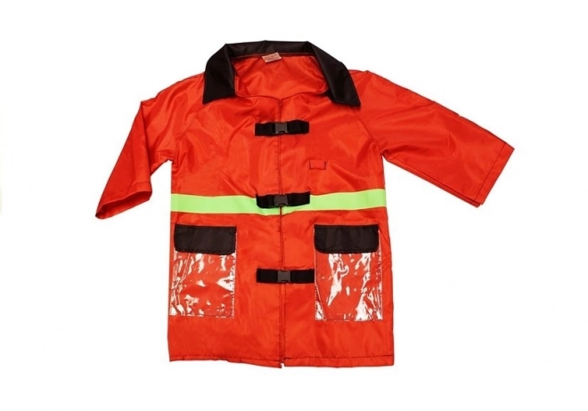Kinderen brandweerkostuum met helm en accessoires