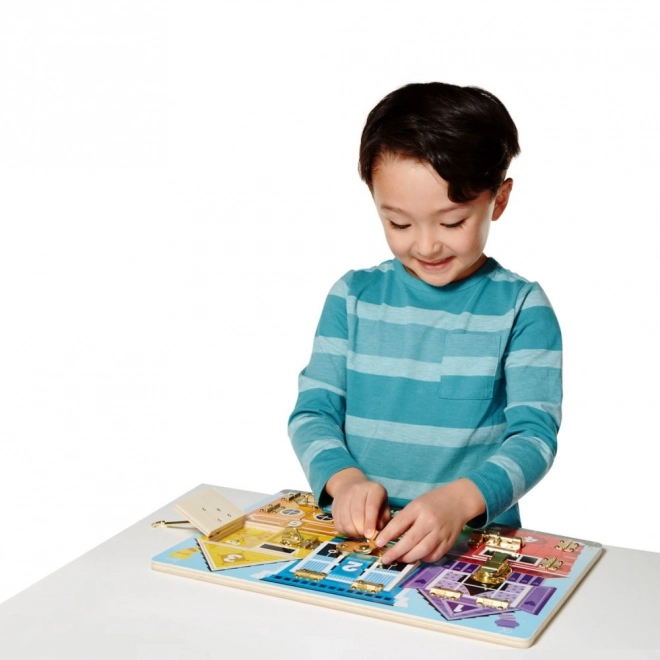 Motor Skills Lock and Security Board by Melissa & Doug