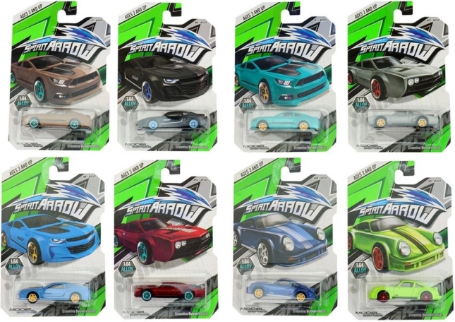 Metalen raceauto