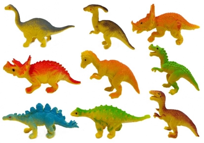 Koffer Truck Transporter Sorter met dino's groen