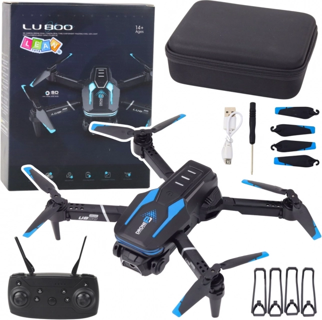 Drone met camera LU800 LED lichten blauw