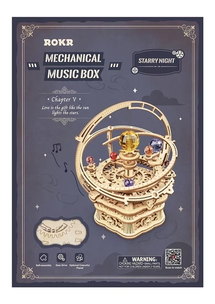 RoboTime 3D puzzel muziekdoos Historische klok