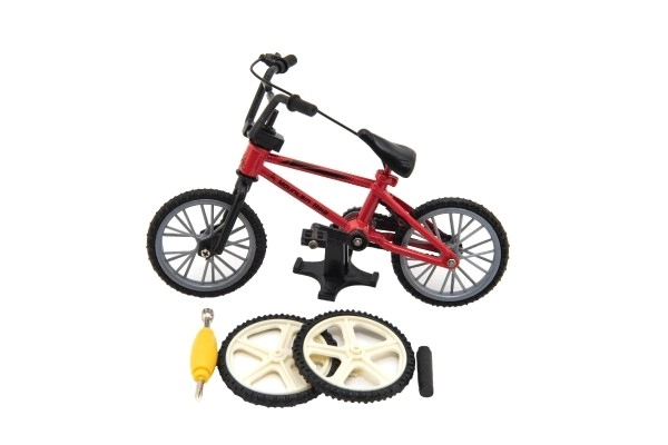 Mini freestyle vingerfiets met accessoires