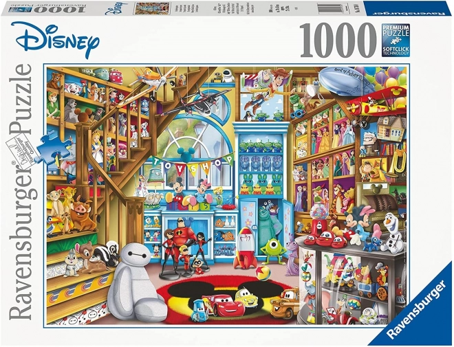 Puzzel 1000 stukjes Disney-wereld