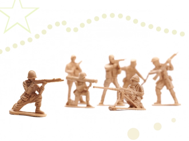 Set soldaatfiguren + militaire basis 114 onderdelen