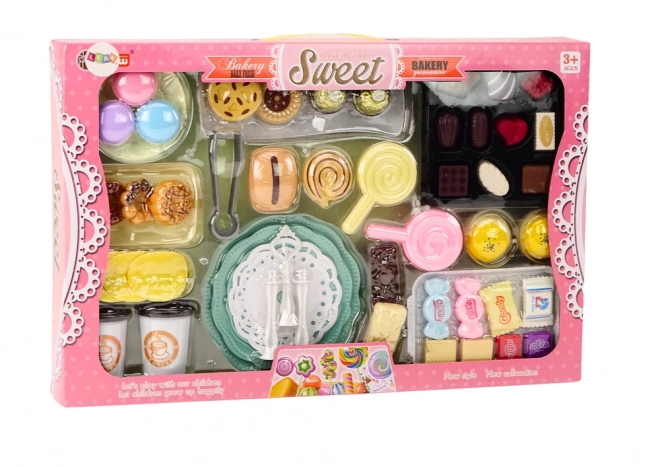 Banket Bakkerij Café Set Zoetigheden Figuurtjes Koffie taart 50 stuks.