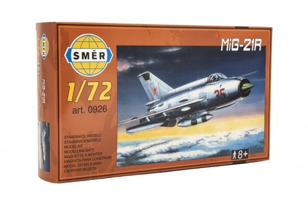 Realistisches Modell des Flugzeugs MiG-21R im Maßstab 1:72