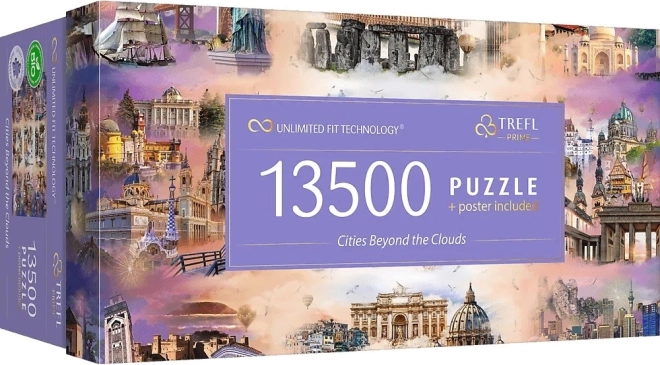 Puzzle 13 500 Teile Städte über den Wolken